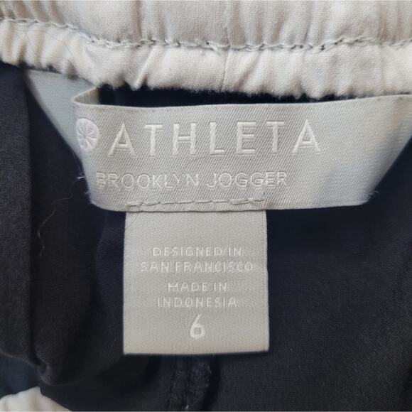Athleta Brooklyn Jogger Pant Black Size 6 - Picture 3 of 8